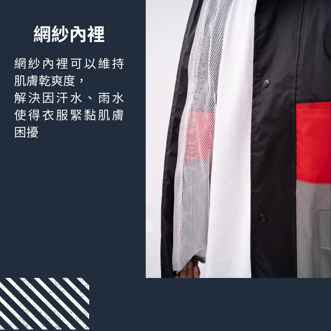 鱷魚牌 A7休閒式風雨衣 兩件式雨衣