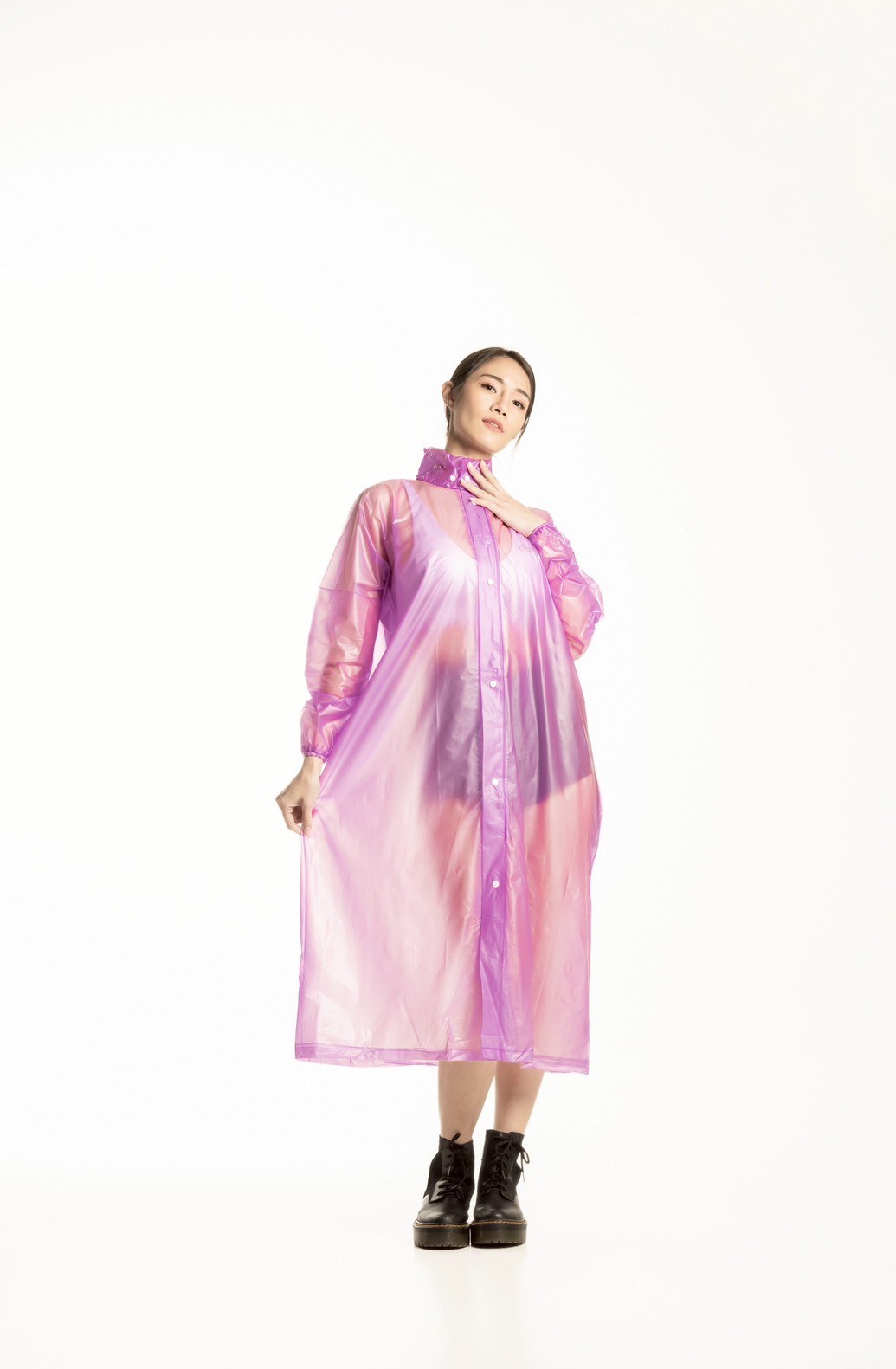 鱷魚牌 水晶前開式雨衣