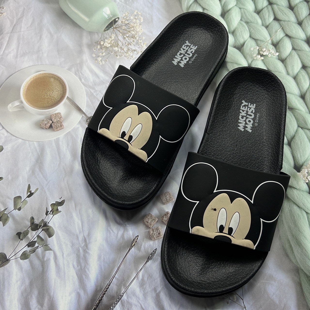 迪士尼 正版授權 Mickey Mouse 米奇室內外拖鞋 厚底拖鞋