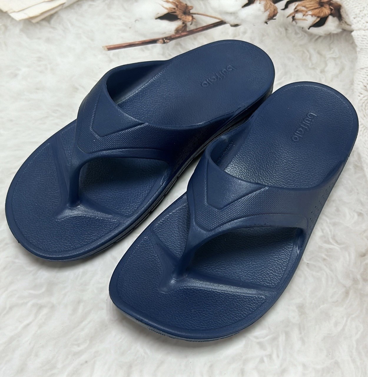 Buffalo牛頭牌 Q彈夾腳拖鞋 925755