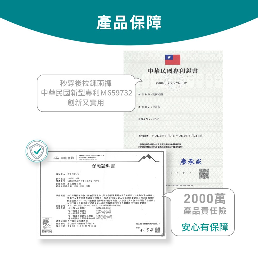 HOOMUA 水雨爭鋒 外送級防風套裝雨衣 兩件式雨衣 機車雨衣