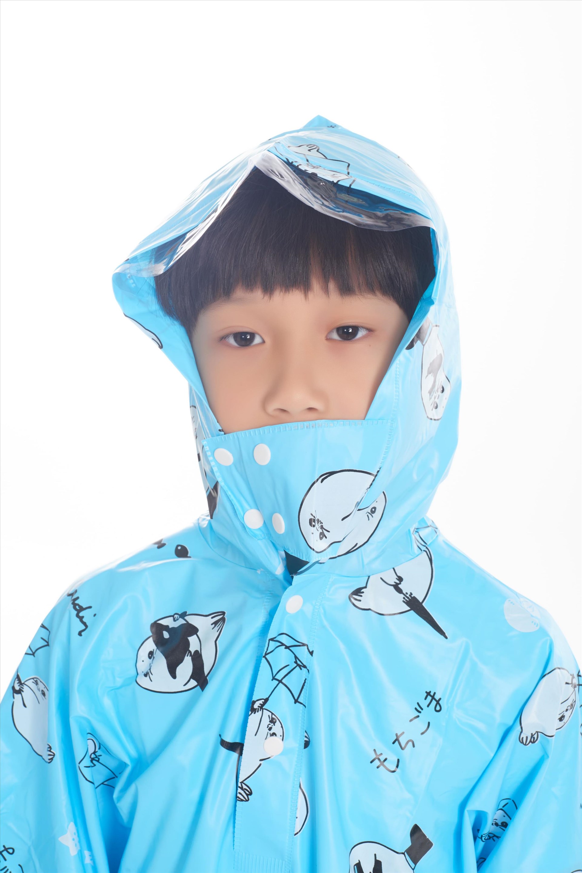 小海豹糯糯兒童斗篷雨衣